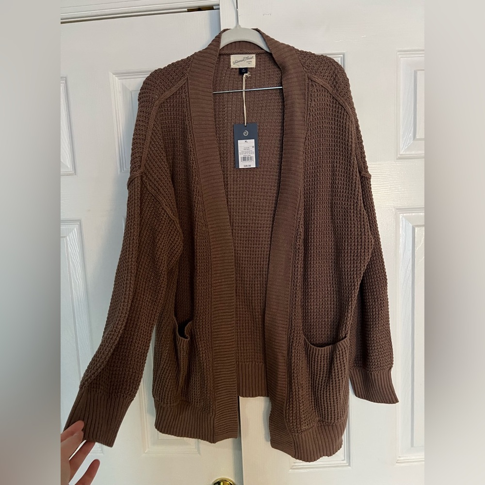 Universal Thread Chocolate Brown Cardigan
